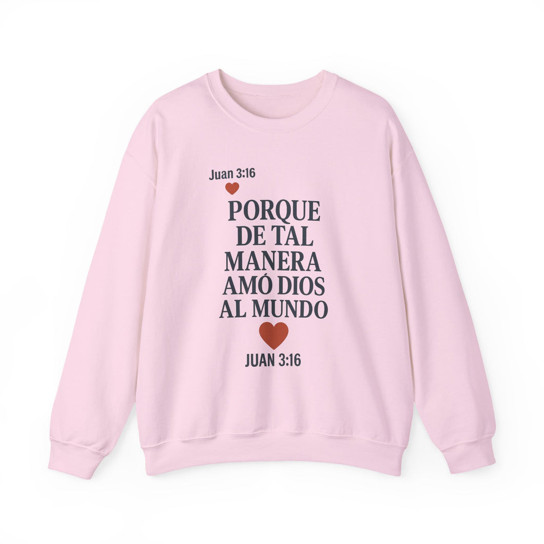 Spanish Faith-Inspired Unisex Crewneck Sweatshirt - Perfect for Gifts, Religious Events, Casual Wear, or Cozy Days!