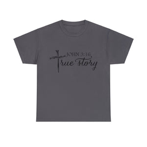 John 3:16 Logo 5 Unisex Heavy Cotton Tee