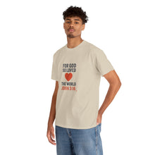 Load image into Gallery viewer, God&#39;s Love John 3:16 T-Shirt Faith-Based Apparel
