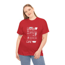 Load image into Gallery viewer, John 3:16 Logo 1 Unisex Heavy Cotton Tee