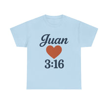 Load image into Gallery viewer, Heartfelt Unisex Tee, Casual Wear, Gift for Him, Christian Apparel, Valentine&#39;s Day T-Shirt, Faith-Based Fashion