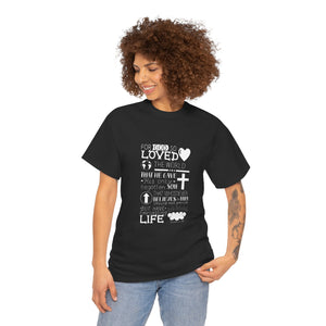 John 3:16 Logo 1 Unisex Heavy Cotton Tee