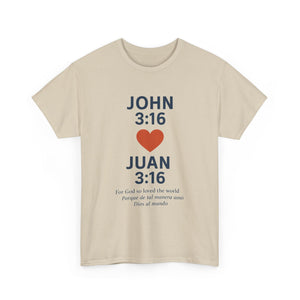Faith-Inspired Unisex Cotton Tee, Perfect for Religious Celebrations, Gifts, Everyday Wear, Spiritual Connection, Bible Verse