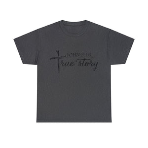 John 3:16 Logo 5 Unisex Heavy Cotton Tee