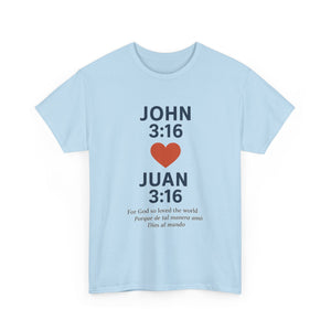 Faith-Inspired Unisex Cotton Tee, Perfect for Religious Celebrations, Gifts, Everyday Wear, Spiritual Connection, Bible Verse