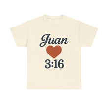Load image into Gallery viewer, Heartfelt Unisex Tee, Casual Wear, Gift for Him, Christian Apparel, Valentine&#39;s Day T-Shirt, Faith-Based Fashion