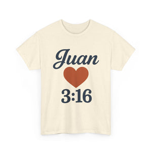 Heartfelt Unisex Tee, Casual Wear, Gift for Him, Christian Apparel, Valentine's Day T-Shirt, Faith-Based Fashion