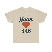 Load image into Gallery viewer, Heartfelt Unisex Tee, Casual Wear, Gift for Him, Christian Apparel, Valentine&#39;s Day T-Shirt, Faith-Based Fashion