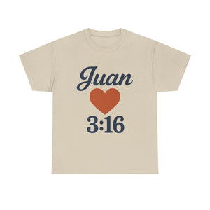 Heartfelt Unisex Tee, Casual Wear, Gift for Him, Christian Apparel, Valentine's Day T-Shirt, Faith-Based Fashion