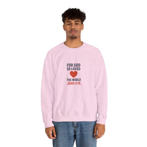 Christian John 3:16 Crewneck Sweatshirt