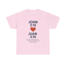 Load image into Gallery viewer, Faith-Inspired Unisex Cotton Tee, Perfect for Religious Celebrations, Gifts, Everyday Wear, Spiritual Connection, Bible Verse