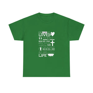 John 3:16 Logo 1 Unisex Heavy Cotton Tee