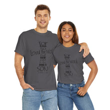 Load image into Gallery viewer, John 3:16 Logo 4 Unisex Heavy Cotton Tee