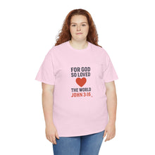 Load image into Gallery viewer, God&#39;s Love John 3:16 T-Shirt Faith-Based Apparel