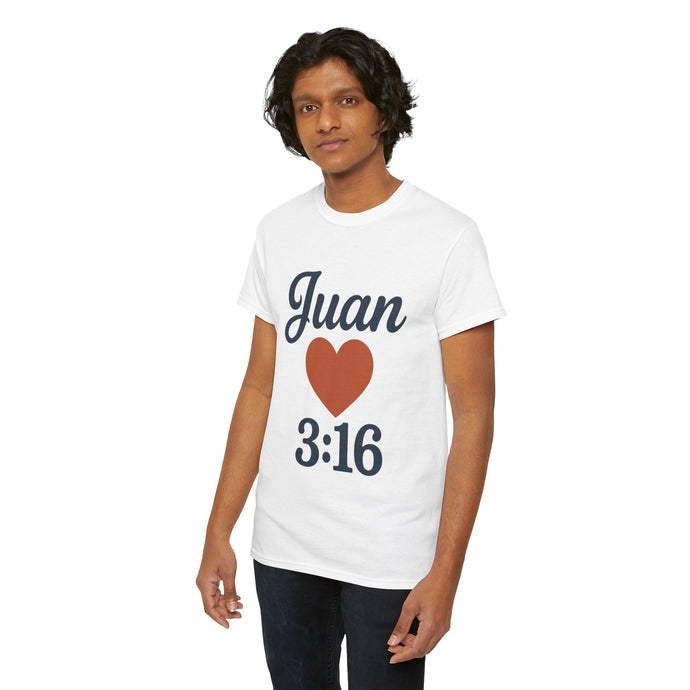 Heartfelt Unisex Tee, Casual Wear, Gift for Him, Christian Apparel, Valentine's Day T-Shirt, Faith-Based Fashion