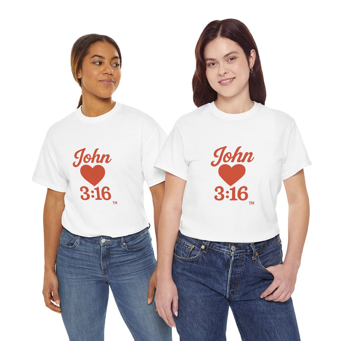 Christian Unisex Tee - John 3:16 T-Shirt Share Your Faith