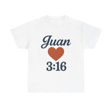 Load image into Gallery viewer, Heartfelt Unisex Tee, Casual Wear, Gift for Him, Christian Apparel, Valentine&#39;s Day T-Shirt, Faith-Based Fashion