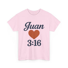 Load image into Gallery viewer, Heartfelt Unisex Tee, Casual Wear, Gift for Him, Christian Apparel, Valentine&#39;s Day T-Shirt, Faith-Based Fashion