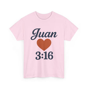 Heartfelt Unisex Tee, Casual Wear, Gift for Him, Christian Apparel, Valentine's Day T-Shirt, Faith-Based Fashion