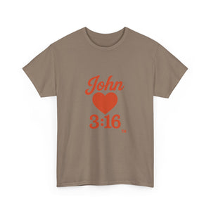 Christian Unisex Tee - John 3:16 T-Shirt Share Your Faith