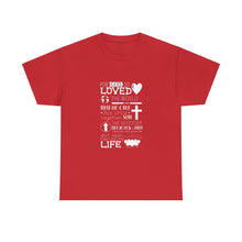 Load image into Gallery viewer, John 3:16 Logo 1 Unisex Heavy Cotton Tee