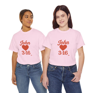 Christian Unisex Tee - John 3:16 T-Shirt Share Your Faith