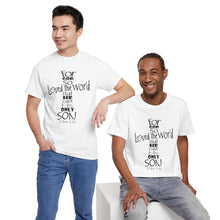 Load image into Gallery viewer, John 3:16 Logo 4 Unisex Heavy Cotton Tee