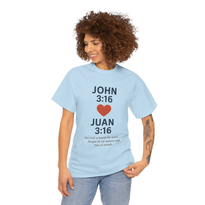 Faith-Inspired Unisex Cotton Tee, Perfect for Religious Celebrations, Gifts, Everyday Wear, Spiritual Connection, Bible Verse