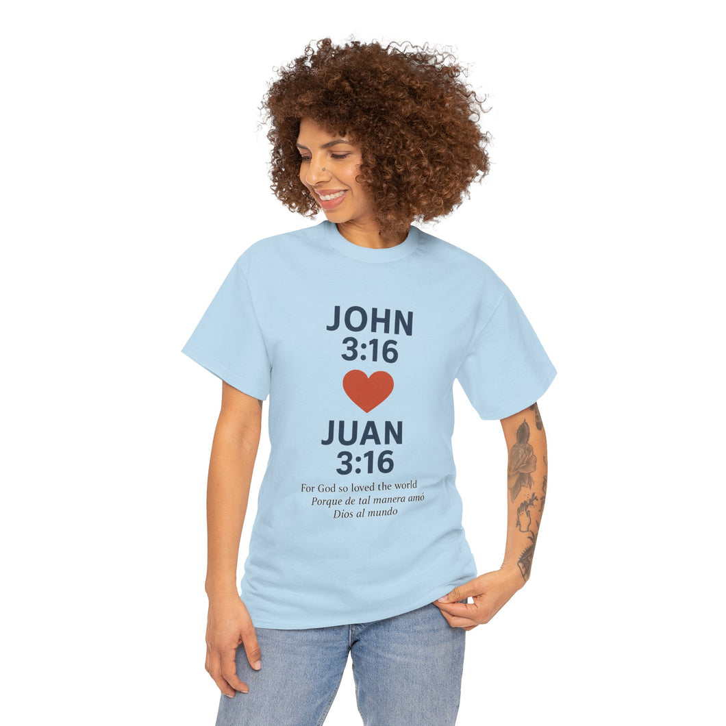 Faith-Inspired Unisex Cotton Tee, Perfect for Religious Celebrations, Gifts, Everyday Wear, Spiritual Connection, Bible Verse