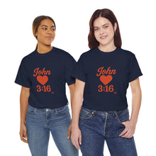 Load image into Gallery viewer, Christian Unisex Tee - John 3:16 T-Shirt Share Your Faith