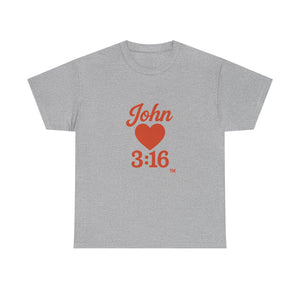 Christian Unisex Tee - John 3:16 T-Shirt Share Your Faith
