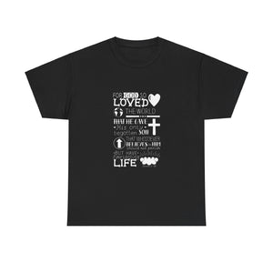 John 3:16 Logo 1 Unisex Heavy Cotton Tee