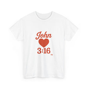 Christian Unisex Tee - John 3:16 T-Shirt Share Your Faith