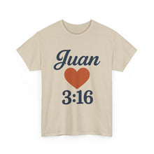 Load image into Gallery viewer, Heartfelt Unisex Tee, Casual Wear, Gift for Him, Christian Apparel, Valentine&#39;s Day T-Shirt, Faith-Based Fashion