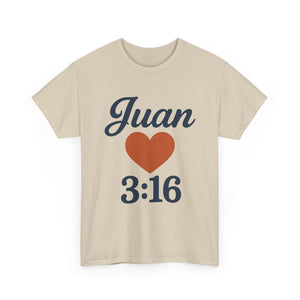 Heartfelt Unisex Tee, Casual Wear, Gift for Him, Christian Apparel, Valentine's Day T-Shirt, Faith-Based Fashion