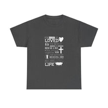 Load image into Gallery viewer, John 3:16 Logo 1 Unisex Heavy Cotton Tee