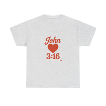 Load image into Gallery viewer, Christian Unisex Tee - John 3:16 T-Shirt Share Your Faith