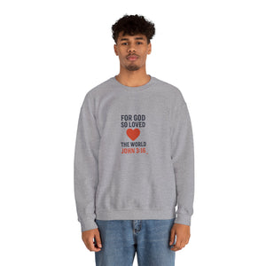 Christian John 3:16 Crewneck Sweatshirt