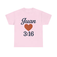 Load image into Gallery viewer, Heartfelt Unisex Tee, Casual Wear, Gift for Him, Christian Apparel, Valentine&#39;s Day T-Shirt, Faith-Based Fashion