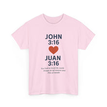 Load image into Gallery viewer, Faith-Inspired Unisex Cotton Tee, Perfect for Religious Celebrations, Gifts, Everyday Wear, Spiritual Connection, Bible Verse