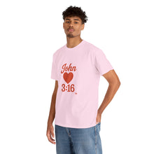 Load image into Gallery viewer, Christian Unisex Tee - John 3:16 T-Shirt Share Your Faith