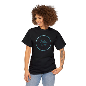 John 3:16 Logo 6 Unisex Heavy Cotton Tee