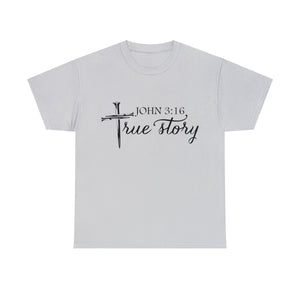 John 3:16 Logo 5 Unisex Heavy Cotton Tee