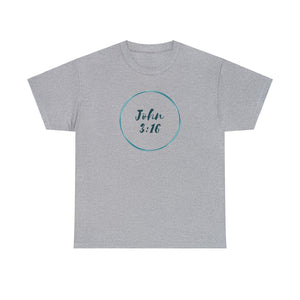 John 3:16 Logo 6 Unisex Heavy Cotton Tee