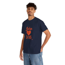 Load image into Gallery viewer, Christian Unisex Tee - John 3:16 T-Shirt Share Your Faith