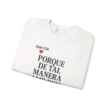 Load image into Gallery viewer, Spanish Faith-Inspired Unisex Crewneck Sweatshirt - Perfect for Gifts, Religious Events, Casual Wear, or Cozy Days!