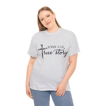 Load image into Gallery viewer, John 3:16 Logo 5 Unisex Heavy Cotton Tee