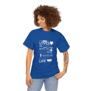 John 3:16 Logo 1 Unisex Heavy Cotton Tee