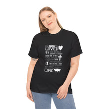 Load image into Gallery viewer, John 3:16 Logo 1 Unisex Heavy Cotton Tee