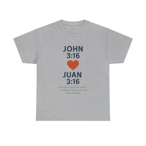 Faith-Inspired Unisex Cotton Tee, Perfect for Religious Celebrations, Gifts, Everyday Wear, Spiritual Connection, Bible Verse